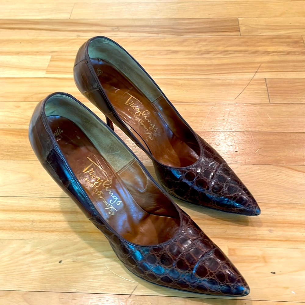 Troylings leather high heels